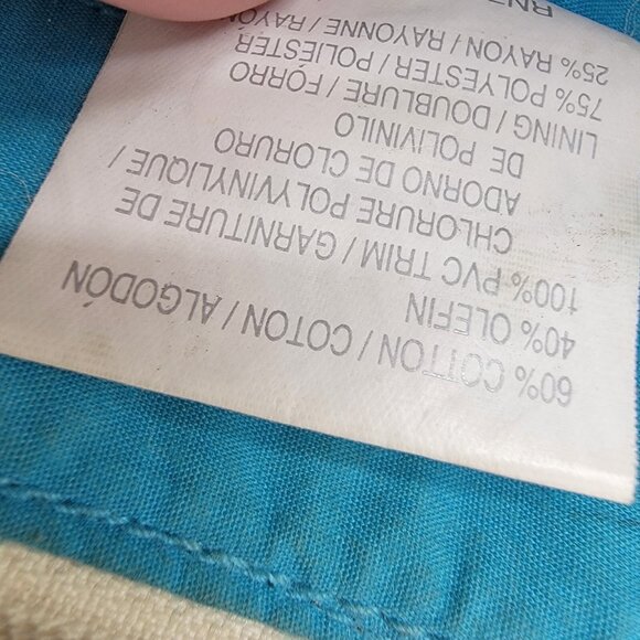 Liz Claiborne Multicolor Tan Cream‎ Crossbody Shoulder Purse Knitted  EUC - Picture 8 of 8